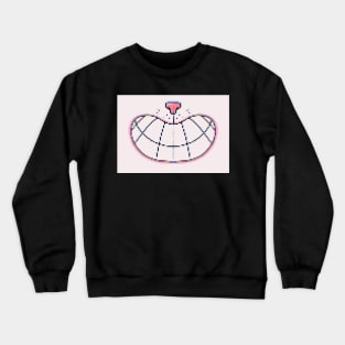 Cringy Cat Pixelsmile! Crewneck Sweatshirt